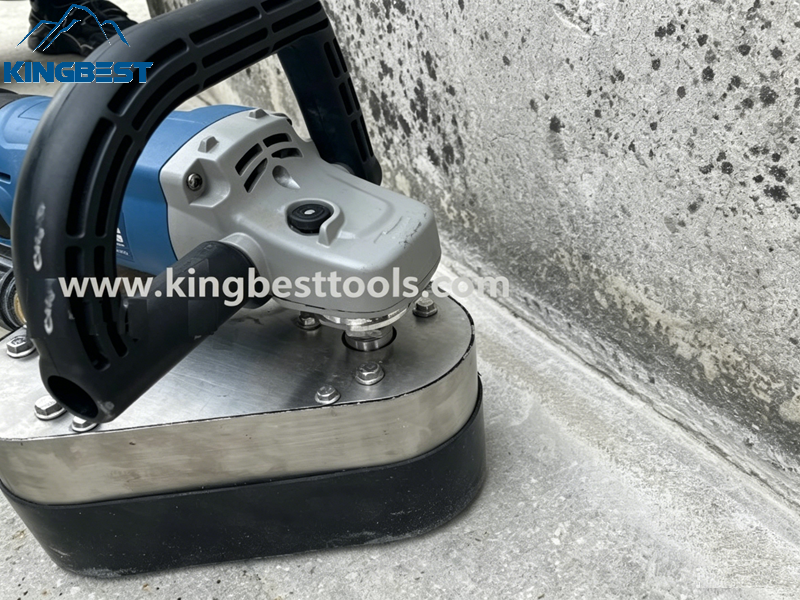 3 Heads Handheld Grinder with 3 Heads for Concrete Floor Free Shipping