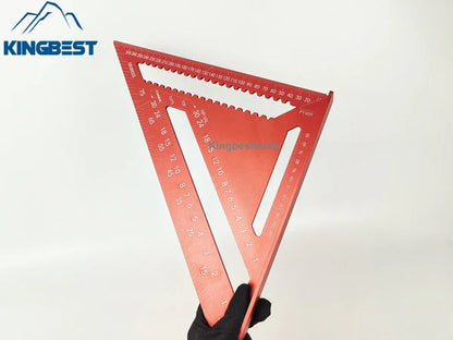 Promotion! 7inch/12inch Multifunctional Aluminum Triangle Ruler 90 Degree Right Angle Ruler 45 Degree Angle Ruler High Precision Free Shipping to US Mainland Only A01