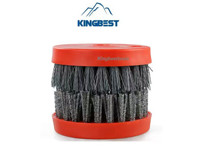 Round Antique Brush Stainless Steel Rope Grinding Brushes Renovation Brushes Stone Cleaning Tools