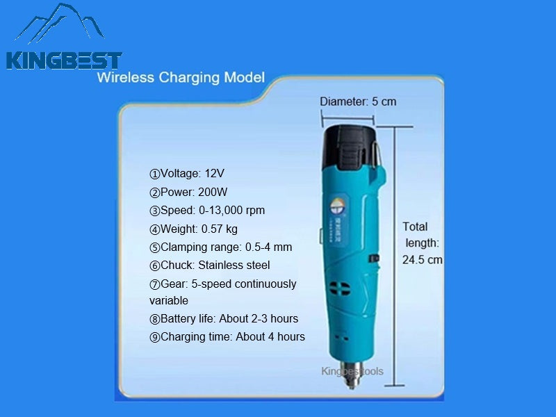 Electric Grinder for Tile Drilling and Hollow Repair Handheld Drilling and Grinding Machine-Free Shipping