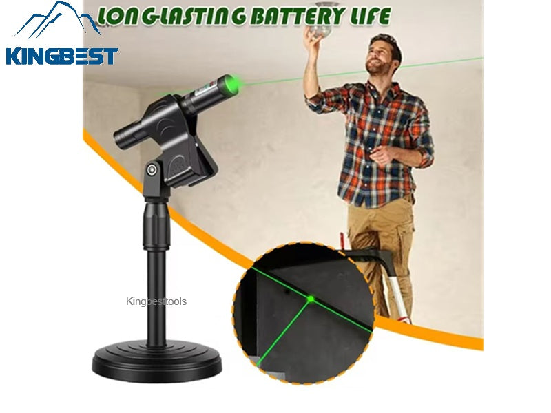High-Precision Laser Positioning Device Green Light Cross Single-point Handheld Laser Instrument-Free shipping