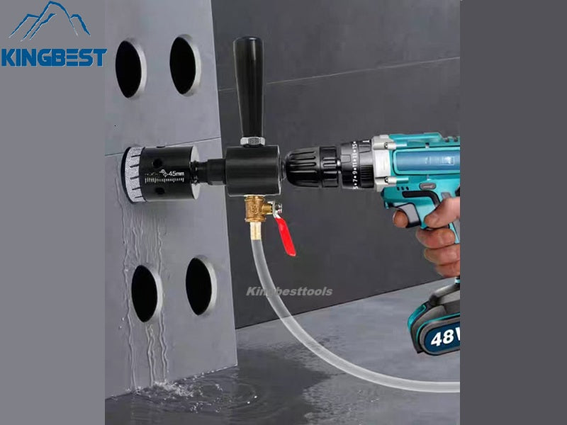Hand Drill Water Injector Adapter Punch Tile Drill Hole Opener Water Adding Device ~Free shipping