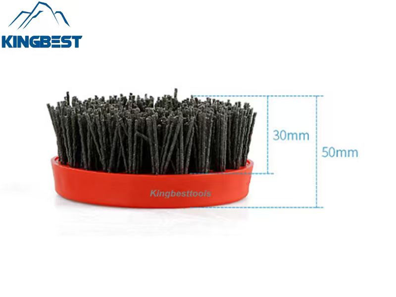 Round Antique Brush Stainless Steel Rope Grinding Brushes Renovation Brushes Stone Cleaning Tools