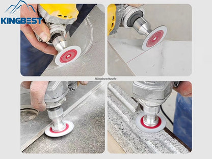 50mm Diameter Brazed Diamond Blade with Removable Flange