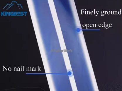 Professional Hand Trowel Floor Pusher Epoxy Floor Paint Trowel Flat Batch Flat Scraper Blue Steel free shipping