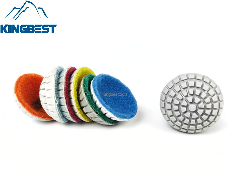 7 step Curved Wet Polishing Pad 2 Inch-Backer (M10)