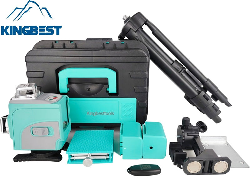 4D Industrial Grade Ground Laser Level with 16-Line Green Laser-Free Shipping A01A02