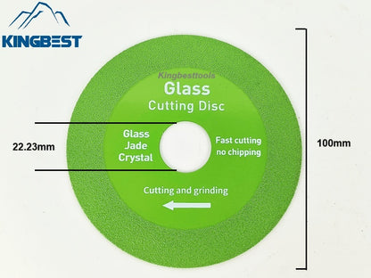 Green Glass Discs Blades For Cutting Glass 100mm