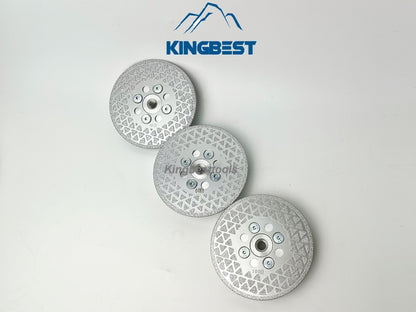 M10 Silver Star Brazed Saw Blade for Cutting and Grinding 100mm (3pcs a pack) - Free Shipping