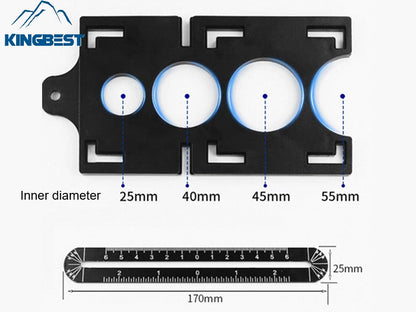 12-Fold Stone Hole Locator Multifunctional Locator Ruler-Free Shipping