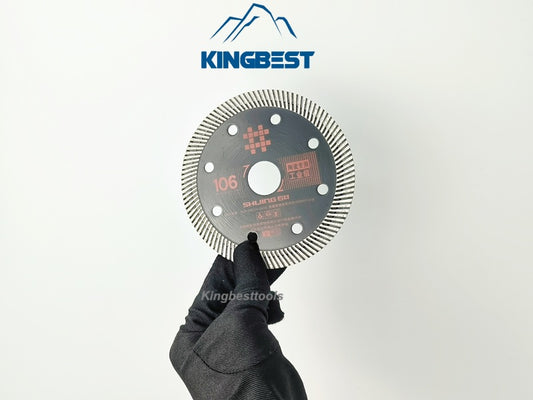 SHIJING Black Saw Blades Cutting Disk for Ceramic 106mm