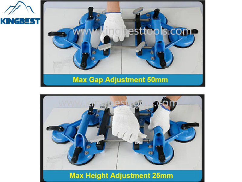 Super 6 Heads Tiles Adjustable Suction Cups/Tile lifting /Suction stone leveler