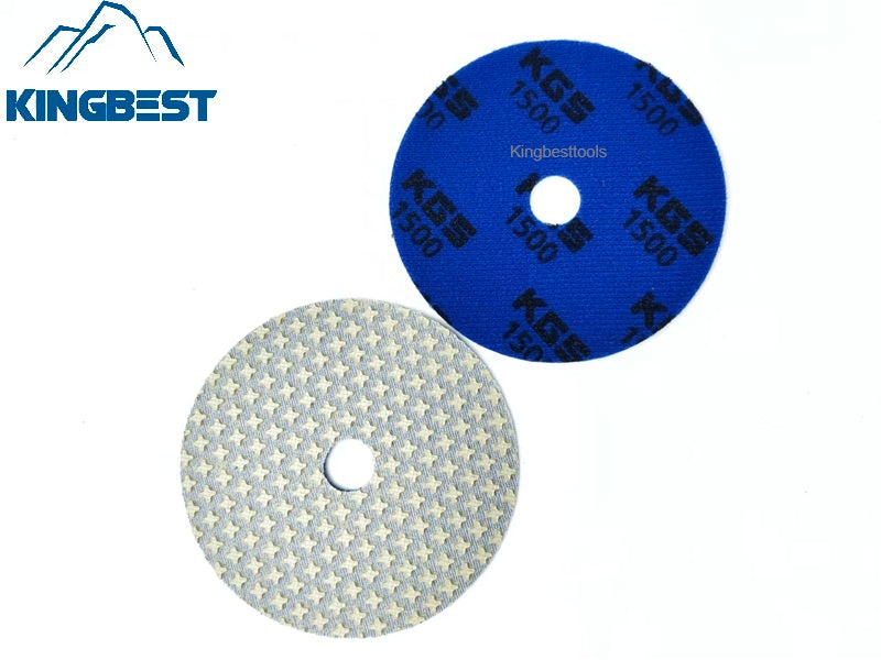 KGS Dry Polishing Pads Stone Sandpaper for Granite Marble Quartzite Polishing