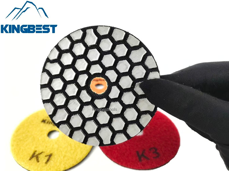 4 Steps Super Fast Thicknessed Dry Polishing Pads 80mm