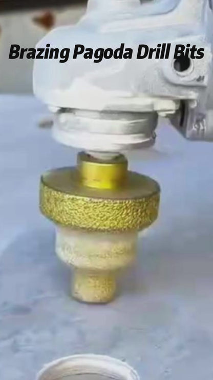 Brazing Pagoda Drill Bits Multi-layer Bits 20mm/35mm/50mm/Three Sizes Hole Enlargement Diamond Bits