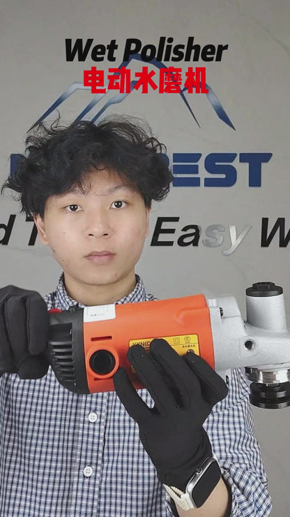 Variable Speed Electric Polisher With Water Wet Polisher Free Shipping A01