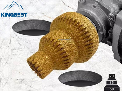 Serrated Pagoda Drill Bits Multi-layer Bits 20mm/35mm/50mm/Three Sizes Hole Enlargement Brazing Diamond Bits