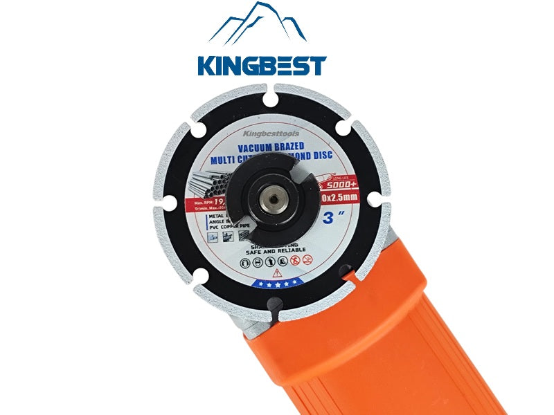 Mini Cutting Discs Diameter 75mm Vacuum Brazed Multi Cutting Diamond Disc