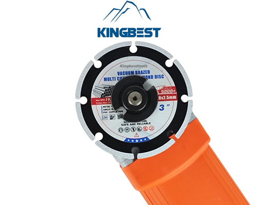 Mini Cutting Discs Diameter 75mm Vacuum Brazed Multi Cutting Diamond Disc