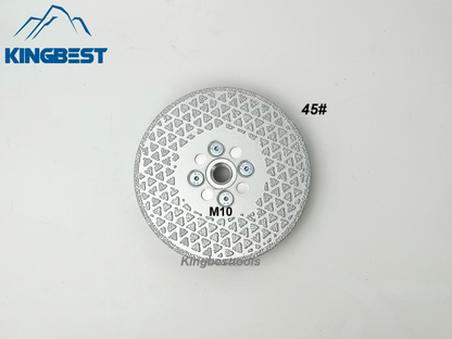 M10 Silver Star Brazed Saw Blade for Cutting and Grinding 100mm (3pcs a pack) - Free Shipping